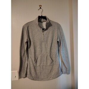 Cherokee Women's Gray Pullover Hoodie Long Sleeve Pockets Size XL